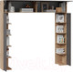 Миниатюра изображения товара Стенка ТриЯ Порто СМ-393.21.022 со стеллажами (яблоня беллуно/графит софт)