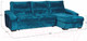 Миниатюра изображения товара Диван угловой Асмана Форест 160x90 (Plush Izumrud)