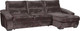 Миниатюра изображения товара Диван угловой Асмана Форест 160x90 (Plush Chocolate)