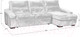 Миниатюра изображения товара Диван угловой Асмана Форест 160x90 (Plush White Onyx)