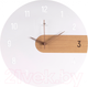 Миниатюра изображения товара Настенные часы РУБИН Тройка / 4010-001 (белый)