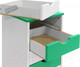 Миниатюра изображения товара Тумба Мебель детям Детская (белый/голубой)
