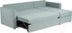 Миниатюра изображения товара Диван угловой Mio Tesoro Тилаус короткий подлокотник (Mint/Grey)