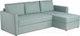 Миниатюра изображения товара Диван угловой Mio Tesoro Тилаус короткий подлокотник (Mint/Grey)