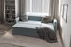 Миниатюра изображения товара Диван угловой Mio Tesoro Тилаус короткий подлокотник (Mint/Grey)