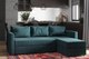Миниатюра изображения товара Диван угловой Mio Tesoro Тилаус короткий подлокотник (Turquoise)