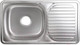 Миниатюра изображения товара Мойка кухонная AKS Прямоугольная 76x42 (декорированная)