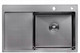 Миниатюра изображения товара Мойка кухонная AKS Прямоугольная 78x49 правая (графит)
