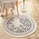Миниатюра изображения товара Коврик Mio Tesoro Сozy C0012770D (120х120, черные цветы)