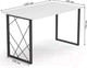 Миниатюра изображения товара Письменный стол Mio Tesoro Джино 120x70 (белый/черный)