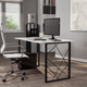 Миниатюра изображения товара Письменный стол Mio Tesoro Джино 120x70 (белый/черный)
