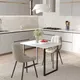 Миниатюра изображения товара Обеденный стол Mio Tesoro Tako 92x66 (белый/черный)