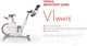Миниатюра изображения товара Велотренажер Yesoul Smart Spinning Bike V1 (белый)