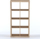 Миниатюра изображения товара Стеллаж Mio Tesoro Фора 8 (дуб беленый)