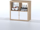Миниатюра изображения товара Стеллаж Mio Tesoro Фора 4 (дуб беленый)
