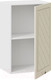 Миниатюра изображения товара Шкаф навесной для кухни ТриЯ Бьянка 1В45 (белый/дуб ваниль)