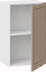 Миниатюра изображения товара Шкаф навесной для кухни ТриЯ Бьянка 1В45 (белый/дуб кофе)