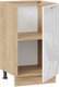 Миниатюра изображения товара Шкаф-стол кухонный ТриЯ Весна 1Н45 (дуб крафт золотой/белый глянец)