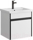 Миниатюра изображения товара Тумба с умывальником Aqwella Urban URB0105W