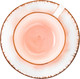 Миниатюра изображения товара Чашка с блюдцем Elan Gallery Кантри / 760101 (коралловый)