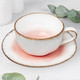 Миниатюра изображения товара Чашка с блюдцем Elan Gallery Кантри / 760101 (коралловый)