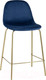 Миниатюра изображения товара Стул барный Stool Group Валенсия SN полубарный / OS-001CB HLR-64 (велюр синий/ножки золото)