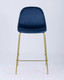 Миниатюра изображения товара Стул барный Stool Group Валенсия SN полубарный / OS-001CB HLR-64 (велюр синий/ножки золото)