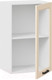 Миниатюра изображения товара Шкаф навесной для кухни ТриЯ Лорас 1В45С (белый/холст брюле)