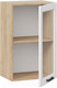 Миниатюра изображения товара Шкаф навесной для кухни ТриЯ Лорас 1В45С (дуб крафт золотой/холст белый)