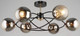 Миниатюра изображения товара Потолочный светильник Mirastyle SX-N-5730/6 COFFEE+FGD