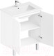Миниатюра изображения товара Тумба с умывальником ЗОВ Монови 80 / M80LW0LWS-OL80 (белый)