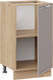Миниатюра изображения товара Шкаф-стол кухонный ТриЯ Белладжио 1Н45 (дуб крафт золотой/софт капучино)