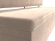 Миниатюра изображения товара Скамья кухонная мягкая Лига Диванов Стайл / 111642 (велюр бежевый)