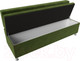 Миниатюра изображения товара Скамья кухонная мягкая Лига Диванов Стайл / 114502 (микровельвет зеленый)
