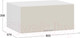 Миниатюра изображения товара Шкаф навесной для кухни ТриЯ Габриэлла 1В8ГП (белый/крем)