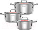 Миниатюра изображения товара Набор кастрюль TalleR TR-17270