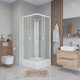 Миниатюра изображения товара Душевая кабина Niagara Promo P90/26Q/MT/BK 90x90x195