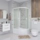 Миниатюра изображения товара Душевая кабина Niagara Promo P110/80/40L/MT/BK 110x80x195