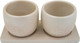 Миниатюра изображения товара Набор вазонов Вещицы Дуэт / Kras47 (300мл, слоновая кость)