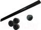 Миниатюра изображения товара Трековая розетка Track socket Шинопровод 100см + 3 Евро розетки + 1 USB розетка (черный)