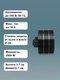 Миниатюра изображения товара Трековая розетка Track socket Шинопровод 40см + 1 Евро розетка +1 USB розетка (черный)