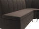 Миниатюра изображения товара Уголок кухонный мягкий Лига Диванов Кантри правый / 106840 (велюр коричневый)