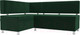 Миниатюра изображения товара Уголок кухонный мягкий Лига Диванов Стайл левый / 111657L (велюр зеленый)