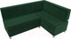 Миниатюра изображения товара Уголок кухонный мягкий Лига Диванов Стайл правый / 111657 (велюр зеленый)