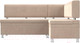 Миниатюра изображения товара Уголок кухонный мягкий Лига Диванов Стайл правый / 111658 (велюр бежевый)