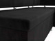 Миниатюра изображения товара Уголок кухонный мягкий Лига Диванов Стайл правый / 111660 (велюр черный)