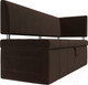 Миниатюра изображения товара Уголок кухонный мягкий Лига Диванов Стоун правый / 115940 (микровельвет коричневый)