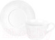 Миниатюра изображения товара Чашка с блюдцем Elan Gallery Снежинки / 540551