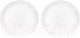 Миниатюра изображения товара Набор тарелок Elan Gallery Снежинки / 540574