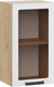 Миниатюра изображения товара Шкаф навесной для кухни ТриЯ Детройт 1В45С исп.2 (дуб крафт золотой/белый глянец)